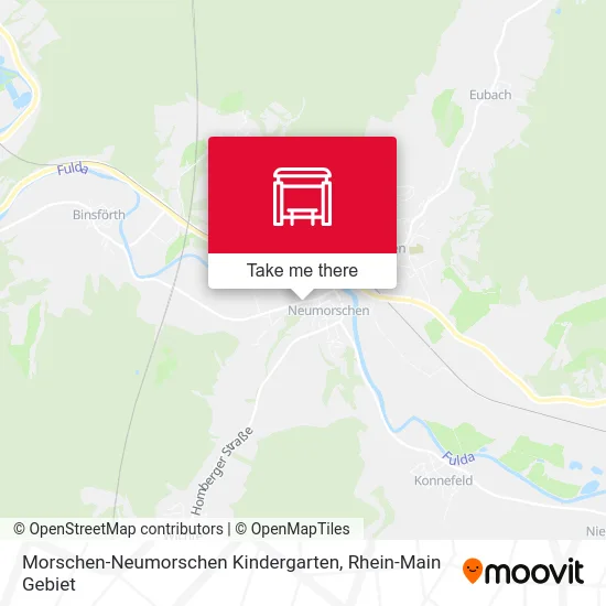 Карта Morschen-Neumorschen Kindergarten