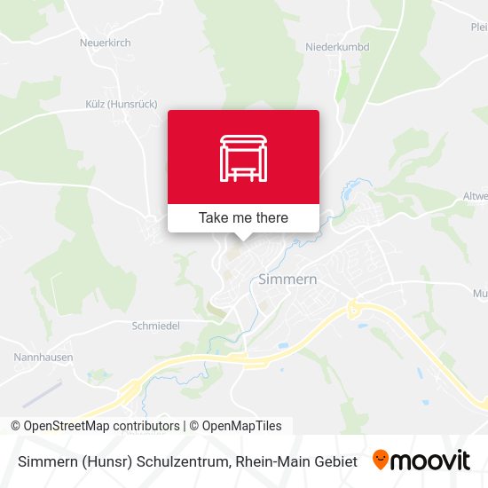 Карта Simmern (Hunsr) Schulzentrum
