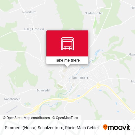 Карта Simmern (Hunsr) Schulzentrum