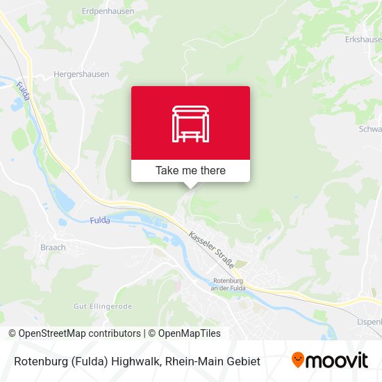 Карта Rotenburg (Fulda) Highwalk