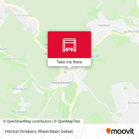 Карта Höchst Ortskern