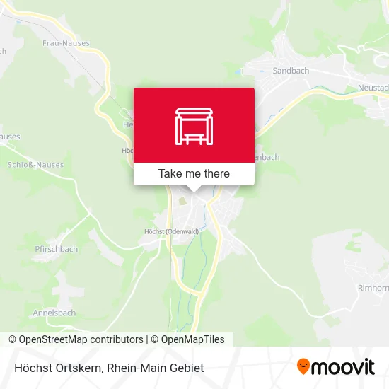 Карта Höchst Ortskern