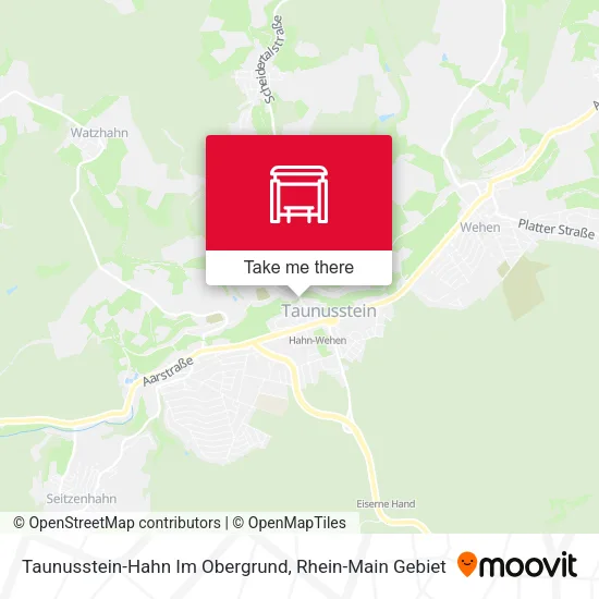 Карта Taunusstein-Hahn Im Obergrund