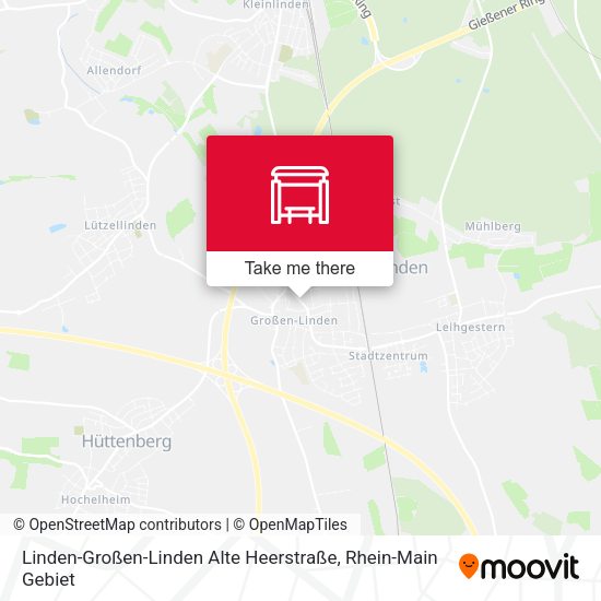 Карта Linden-Großen-Linden Alte Heerstraße