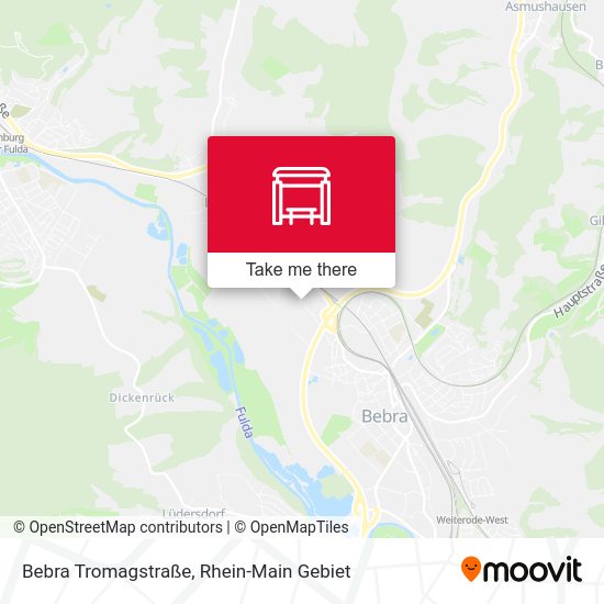 Карта Bebra Tromagstraße