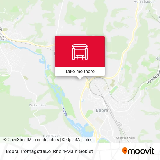 Карта Bebra Tromagstraße