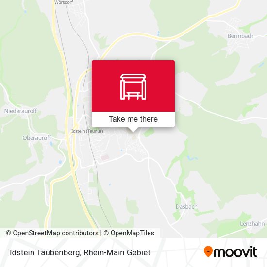 Idstein Taubenberg map