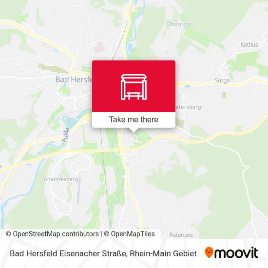 Карта Bad Hersfeld Eisenacher Straße