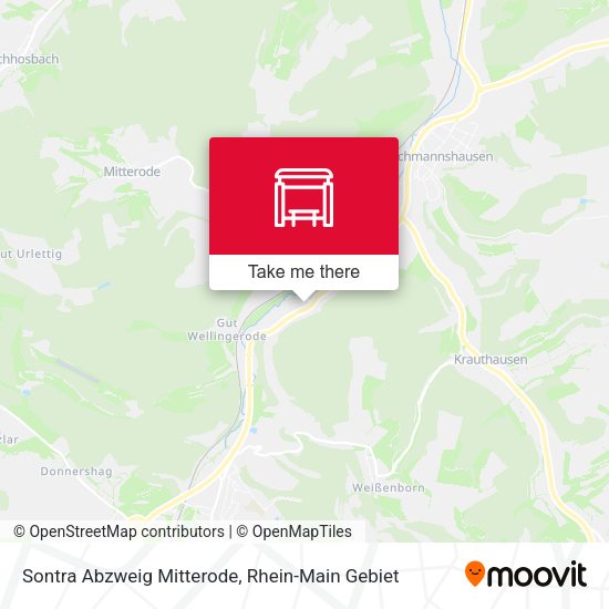 Карта Sontra Abzweig Mitterode