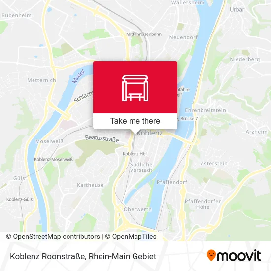 Карта Koblenz Roonstraße