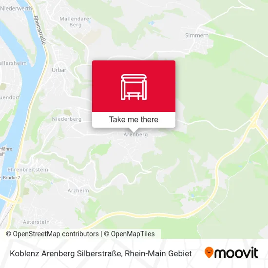 Карта Koblenz Arenberg Silberstraße