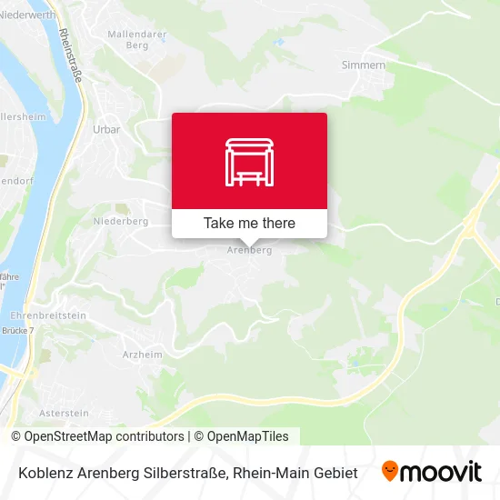 Карта Koblenz Arenberg Silberstraße