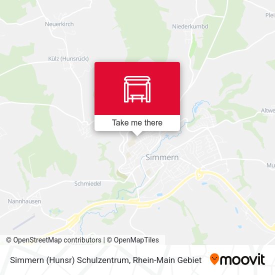 Карта Simmern (Hunsr) Schulzentrum