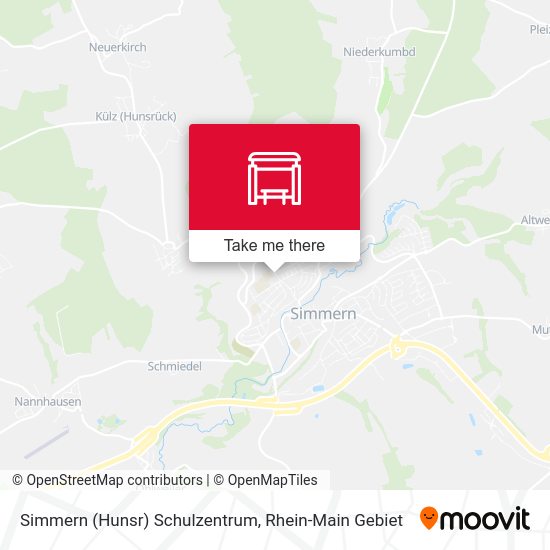 Карта Simmern (Hunsr) Schulzentrum