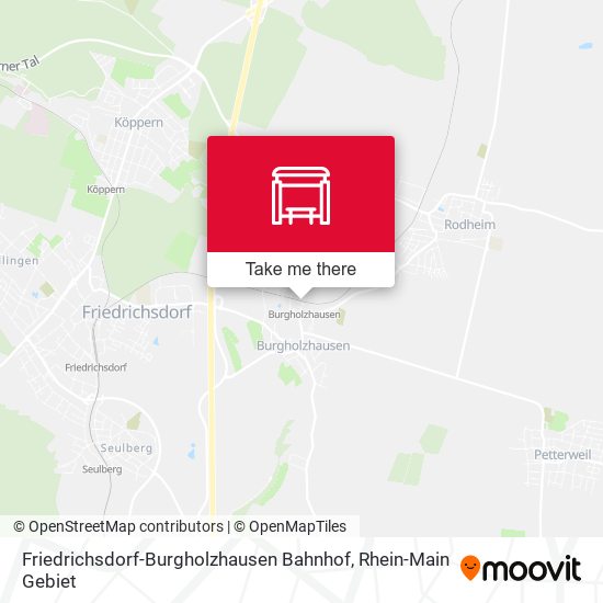 Карта Friedrichsdorf-Burgholzhausen Bahnhof