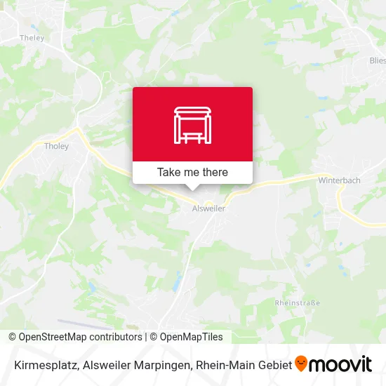 Kirmesplatz, Alsweiler Marpingen map