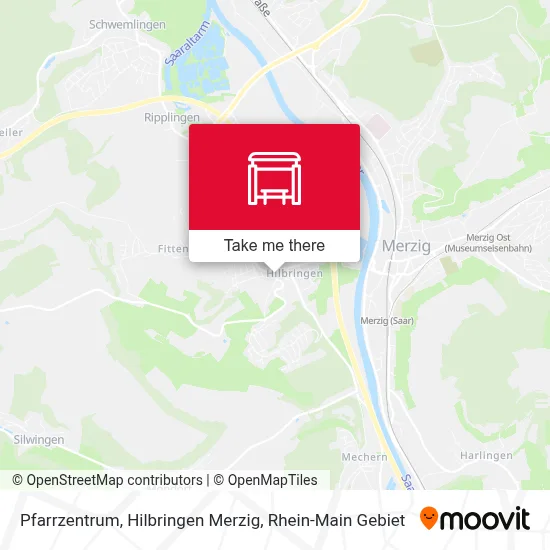 Pfarrzentrum, Hilbringen Merzig map