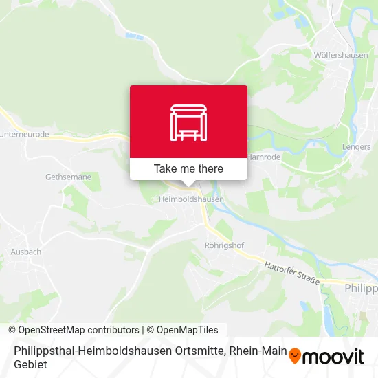 Philippsthal-Heimboldshausen Ortsmitte map