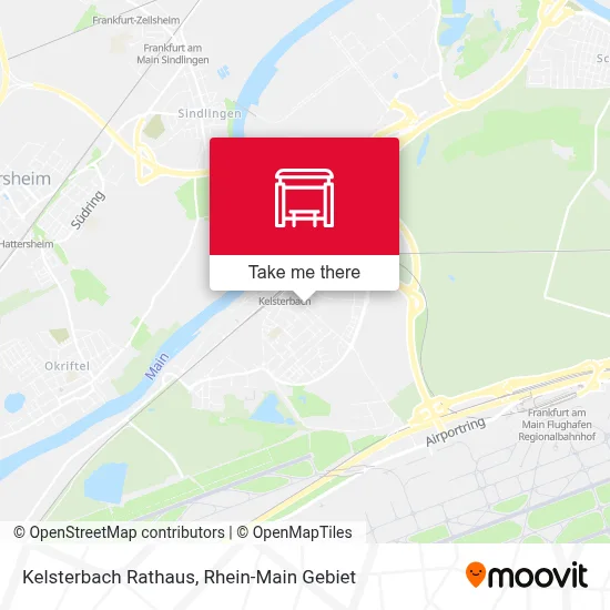 Kelsterbach Rathaus map