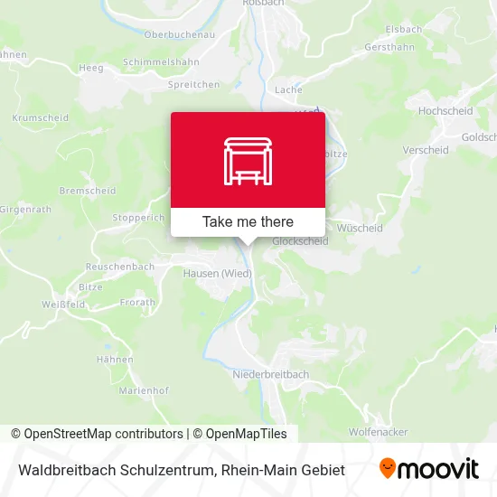 Waldbreitbach Schulzentrum map