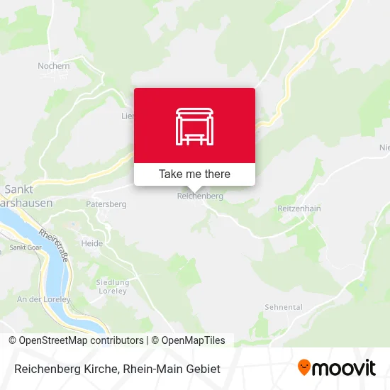 Reichenberg Kirche map