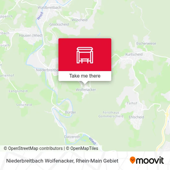 Niederbreitbach Wolfenacker map