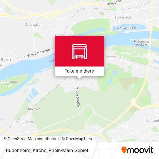 Budenheim, Kirche map