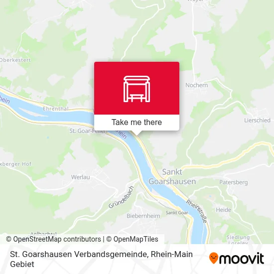 St. Goarshausen Verbandsgemeinde map