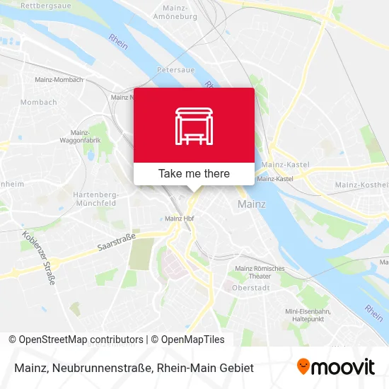 Mainz, Neubrunnenstraße map