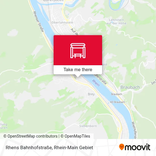 Rhens Bahnhofstraße map