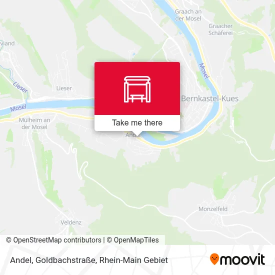Andel, Goldbachstraße map