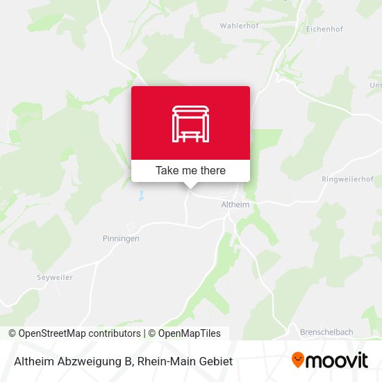 Карта Altheim Abzweigung B