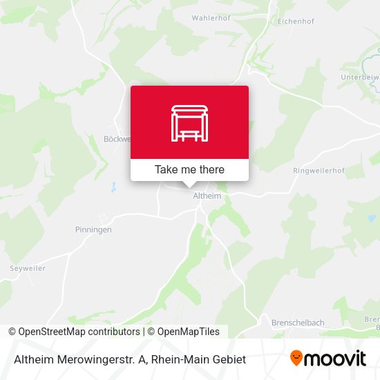 Карта Altheim Merowingerstr. A