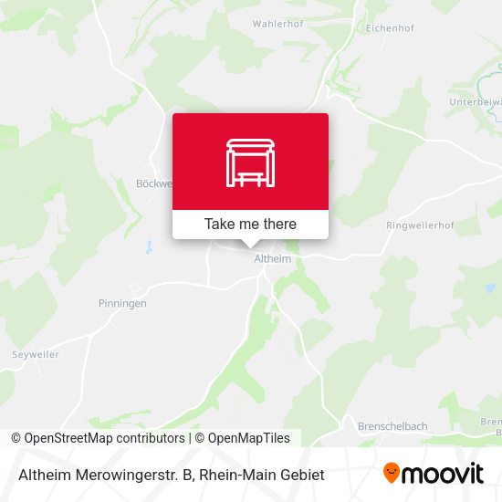 Карта Altheim Merowingerstr. B