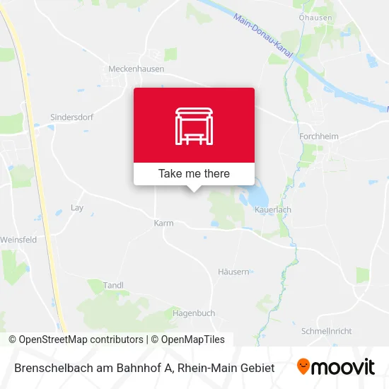 Карта Brenschelbach am Bahnhof A