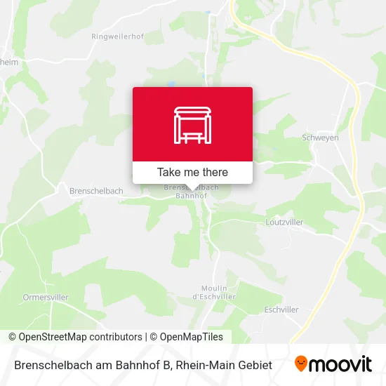 Карта Brenschelbach am Bahnhof B