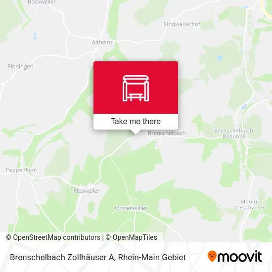 Карта Brenschelbach Zollhäuser A