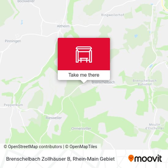 Карта Brenschelbach Zollhäuser B
