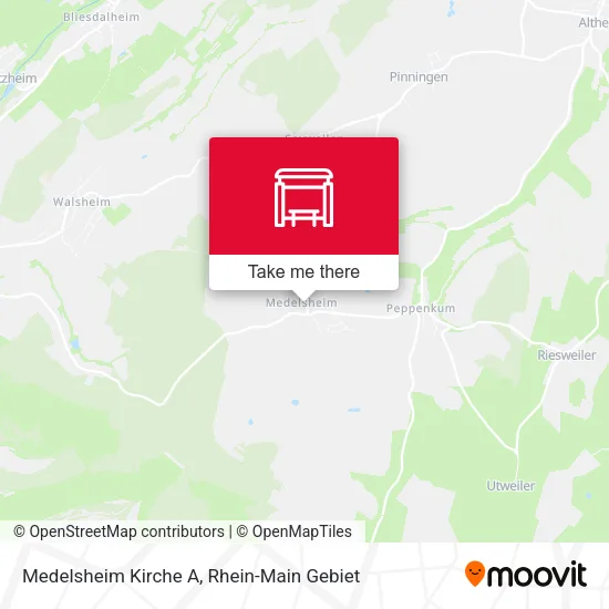 Карта Medelsheim Kirche A