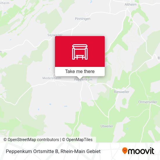 Карта Peppenkum Ortsmitte B