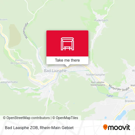 Карта Bad Laasphe ZOB