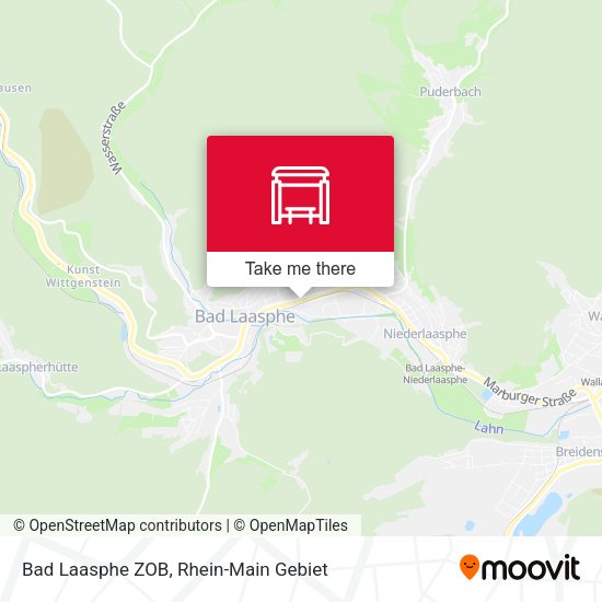 Карта Bad Laasphe ZOB