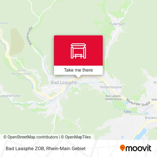 Карта Bad Laasphe ZOB