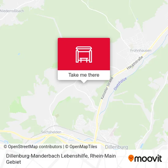 Карта Dillenburg-Manderbach Lebenshilfe