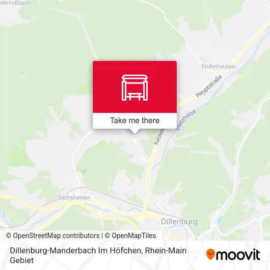 Карта Dillenburg-Manderbach Im Höfchen