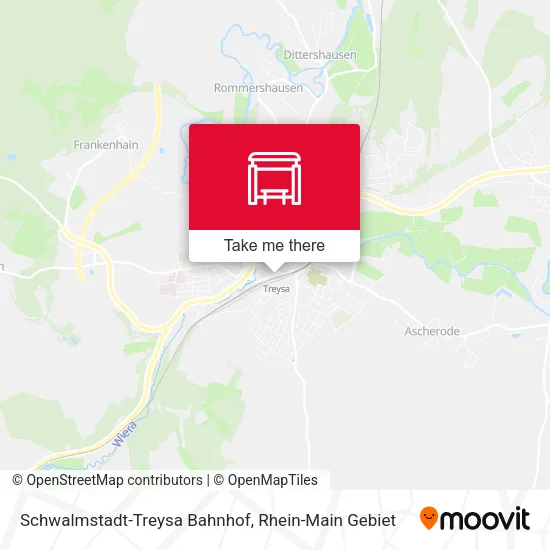 Карта Schwalmstadt-Treysa Bahnhof