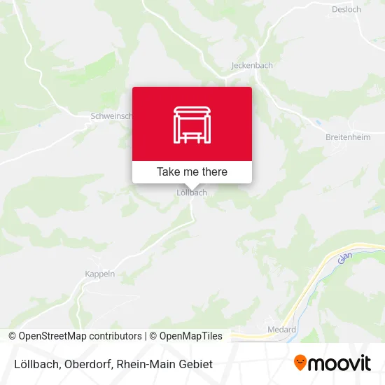 Карта Löllbach, Oberdorf