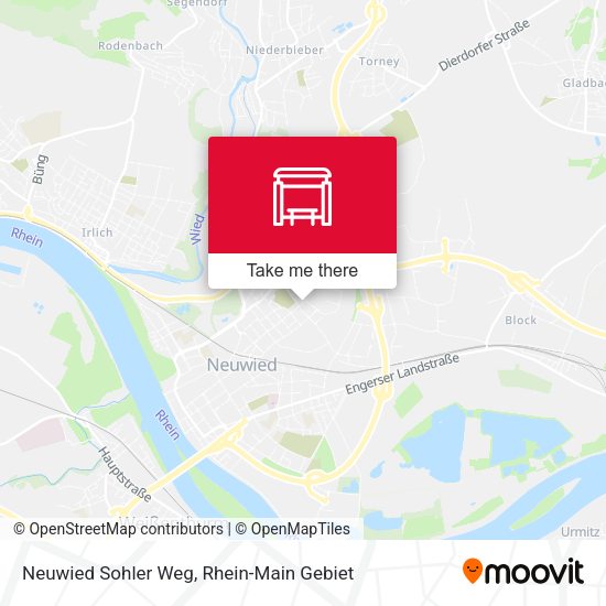Карта Neuwied Sohler Weg
