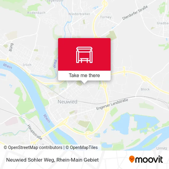 Карта Neuwied Sohler Weg