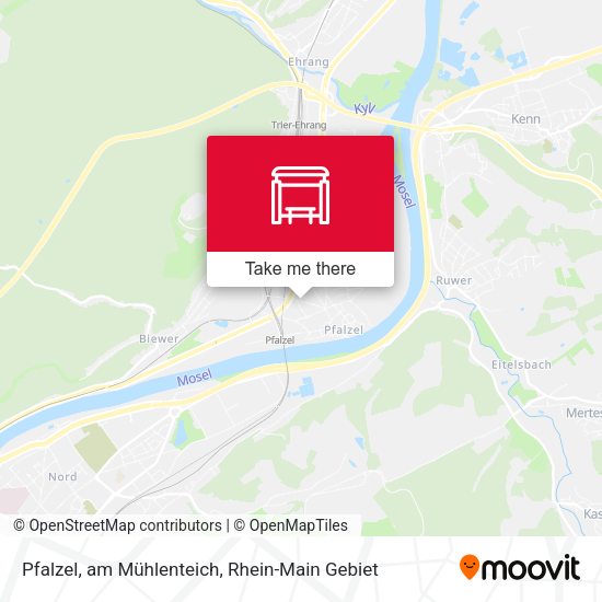Карта Pfalzel, am Mühlenteich